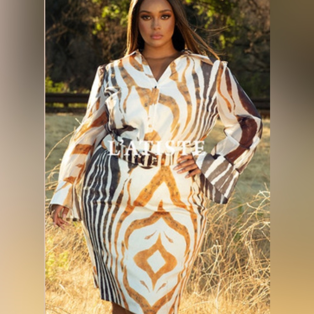 🖤 THREE PIECE 🖤 PLUS Safari Suit Set